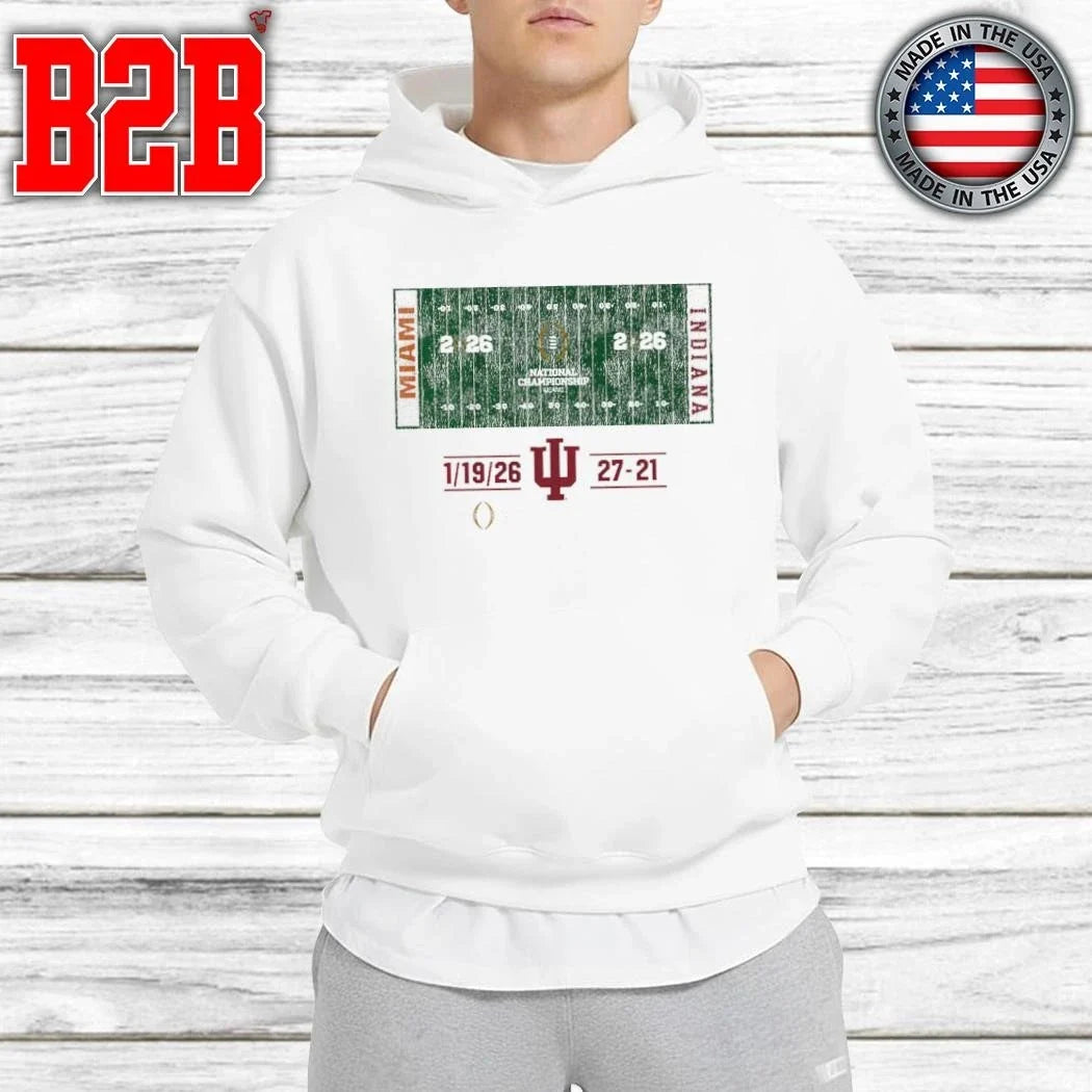 Indiana Football CFP National Champions Field Shirt Unisex