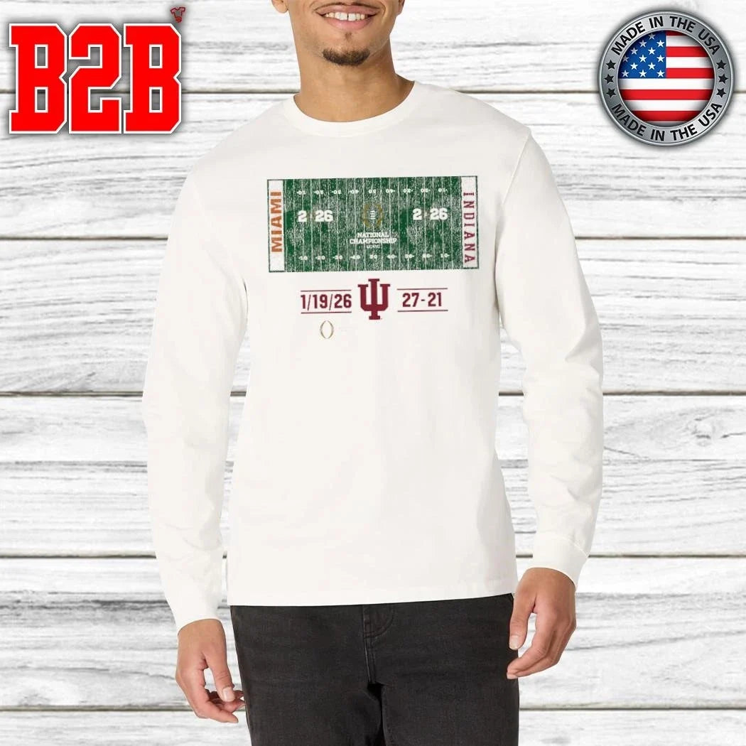 Indiana Football CFP National Champions Field Shirt Unisex