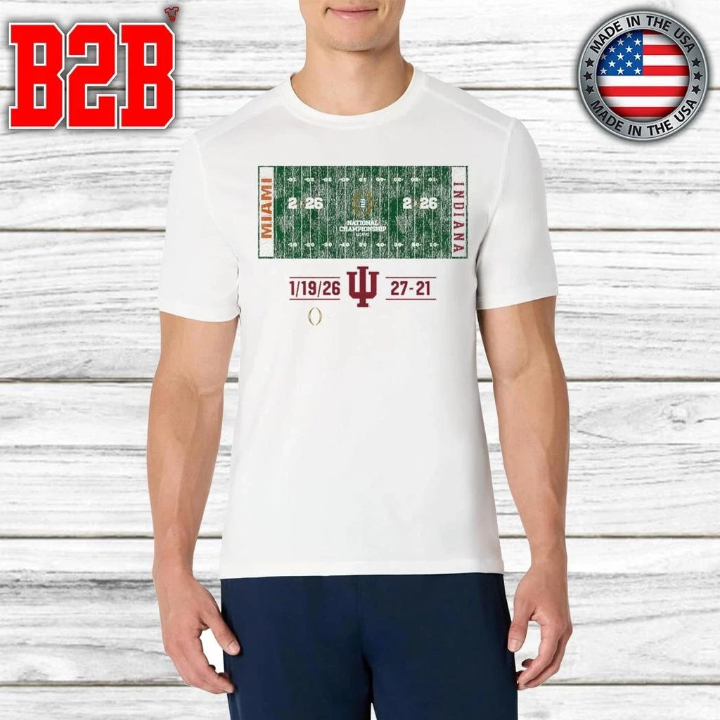 Indiana Football CFP National Champions Field Shirt Unisex