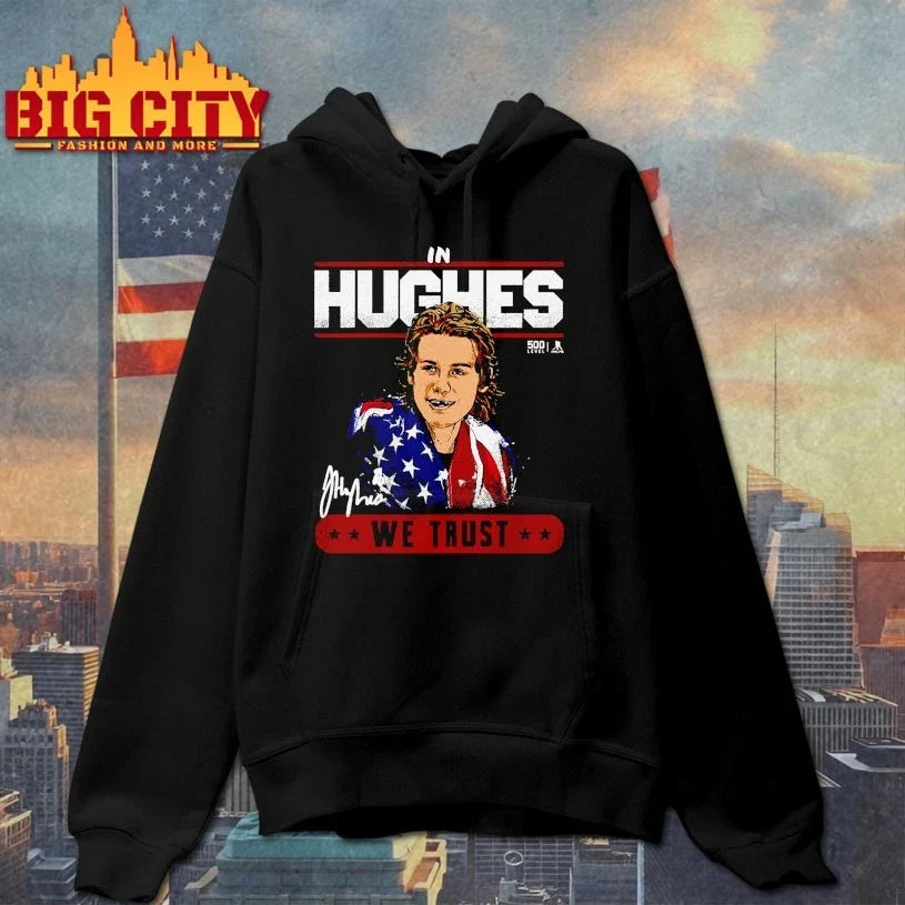 Jack Hughes New Jersey USA Trust Signature Unisex