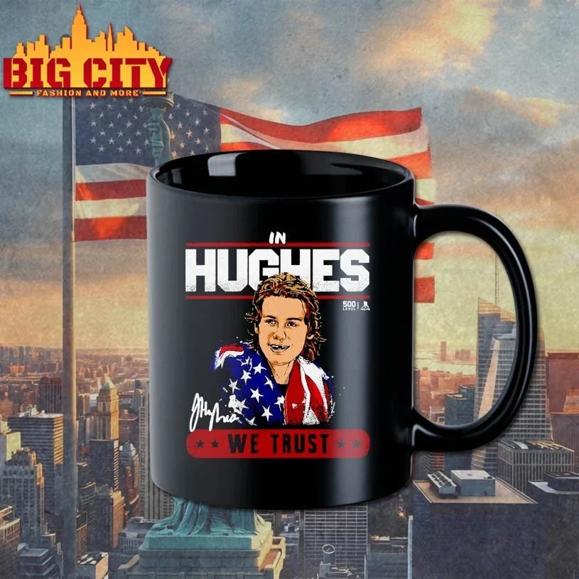 Jack Hughes New Jersey USA Trust Signature Unisex