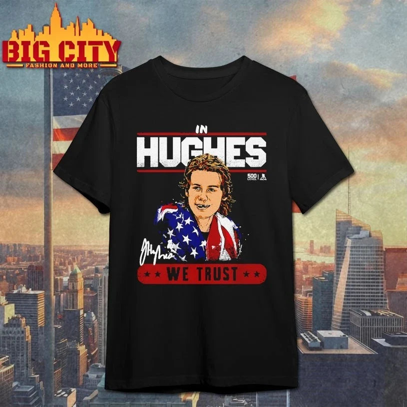 Jack Hughes New Jersey USA Trust Signature Unisex
