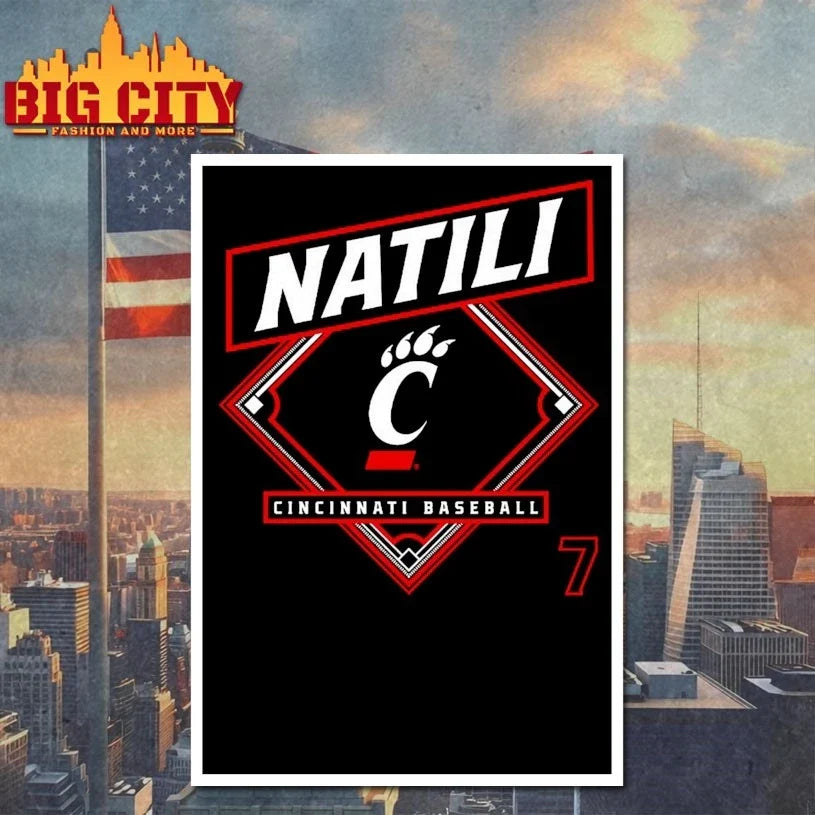 Jack Natili Cincinnati Bearcats Baseball Unisex