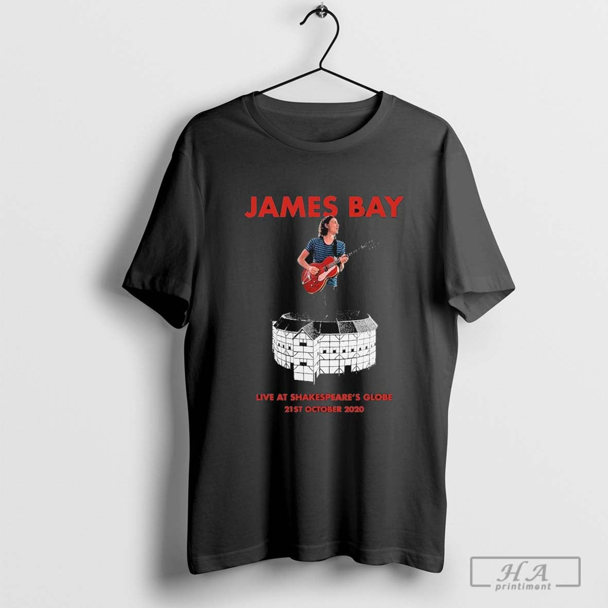 James Bay Live At Shakespeares Globe 21 St October 2020 T Shirts