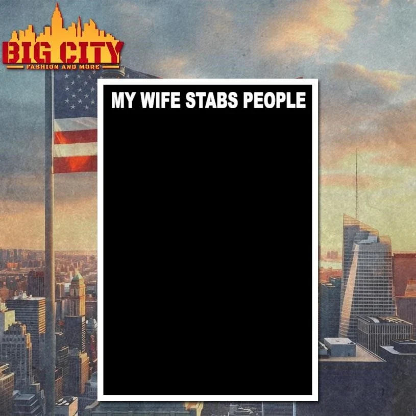 Javier Gabriel My Wife Stabs People Shirt Unisex