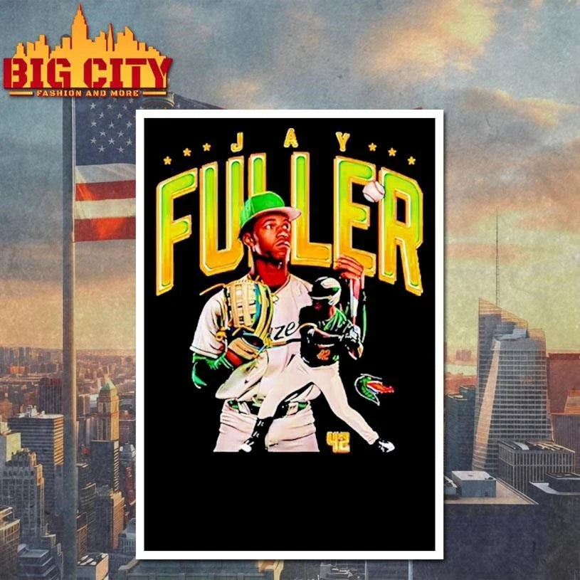 Jay Fuller UAB Baseball NCAA player collage Shirt Unisex