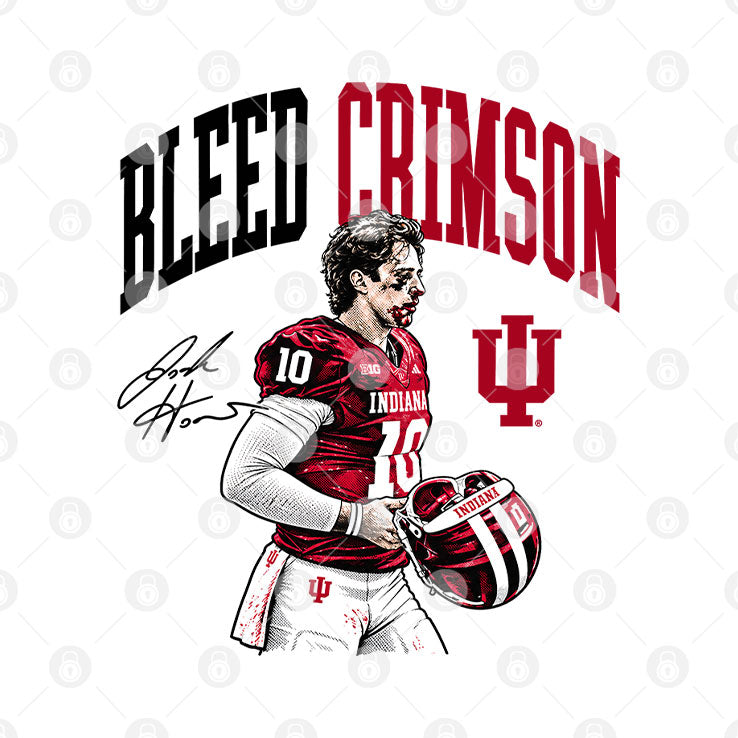 Josh Hoover Bleed Crimson T Shirt