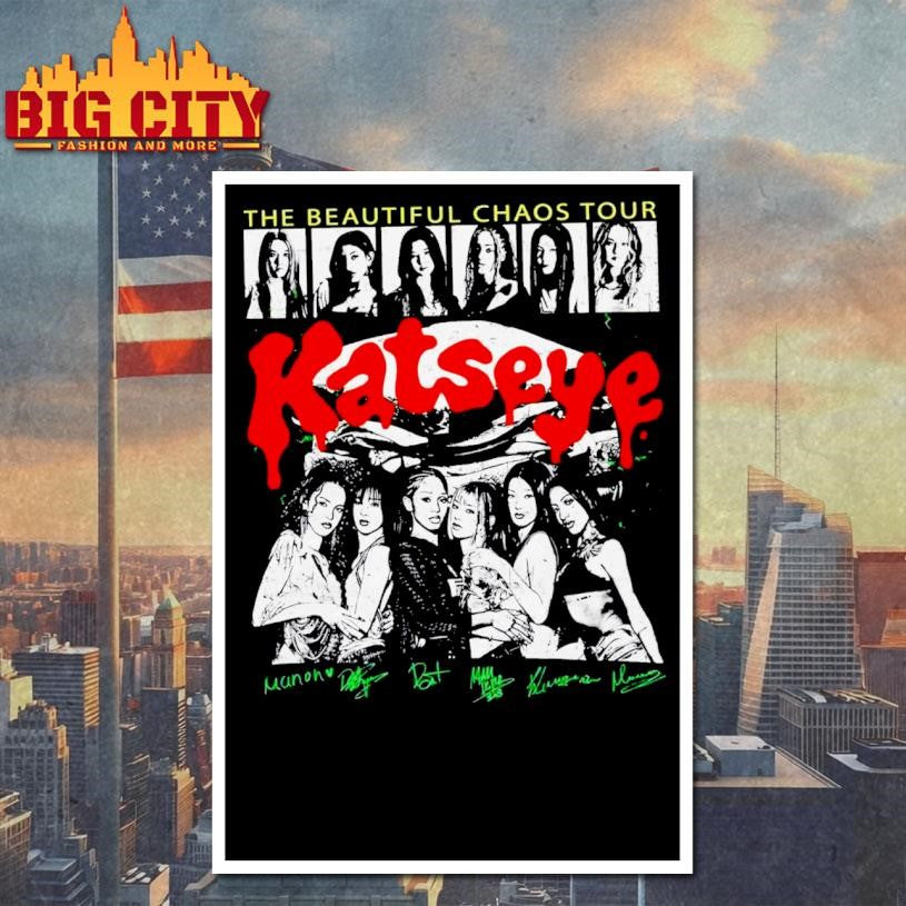 Katseye The Beautiful Tour Shirt Unisex