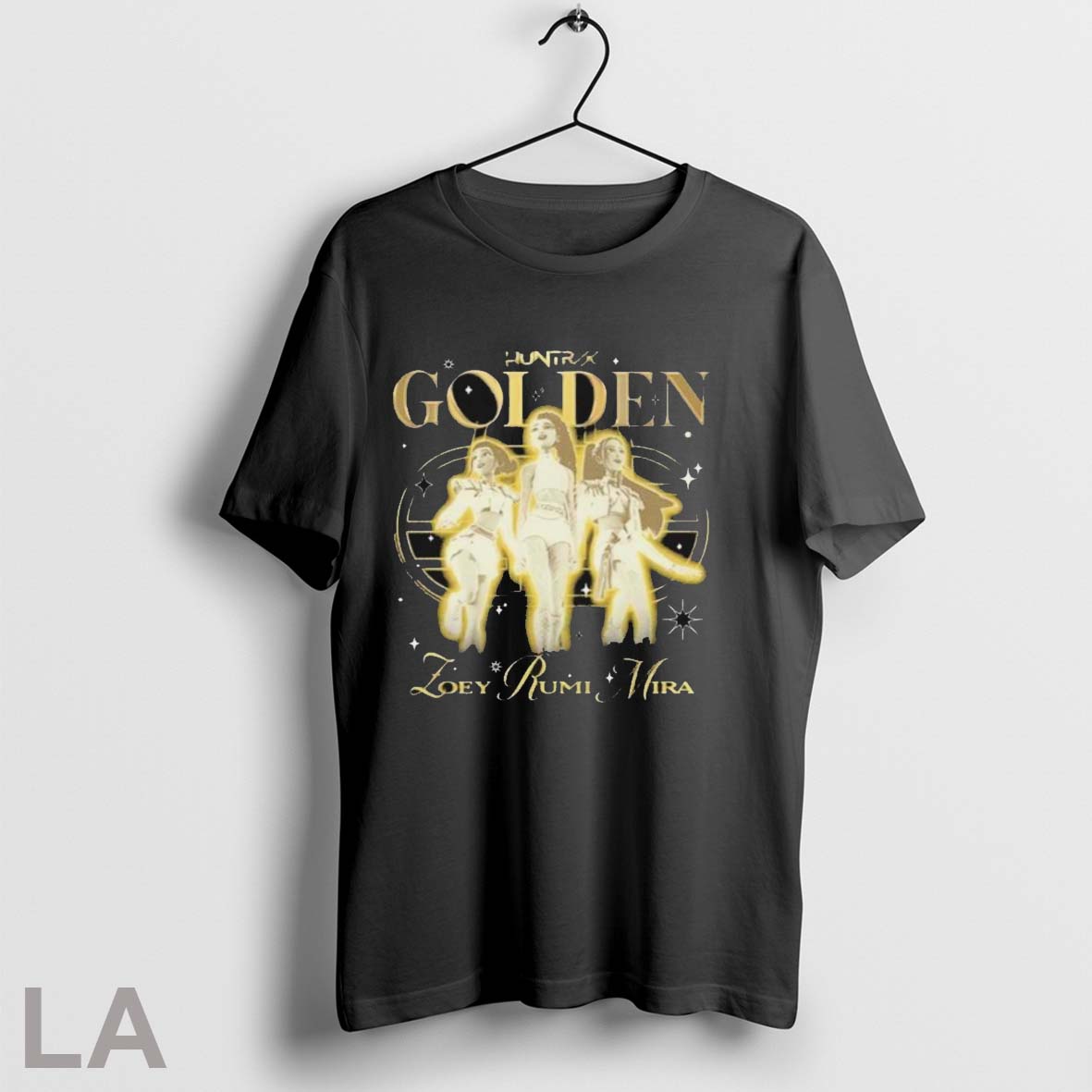 Kpop Demon Hunters Huntrix Golden Love Rumi Mira Trio T Shirts