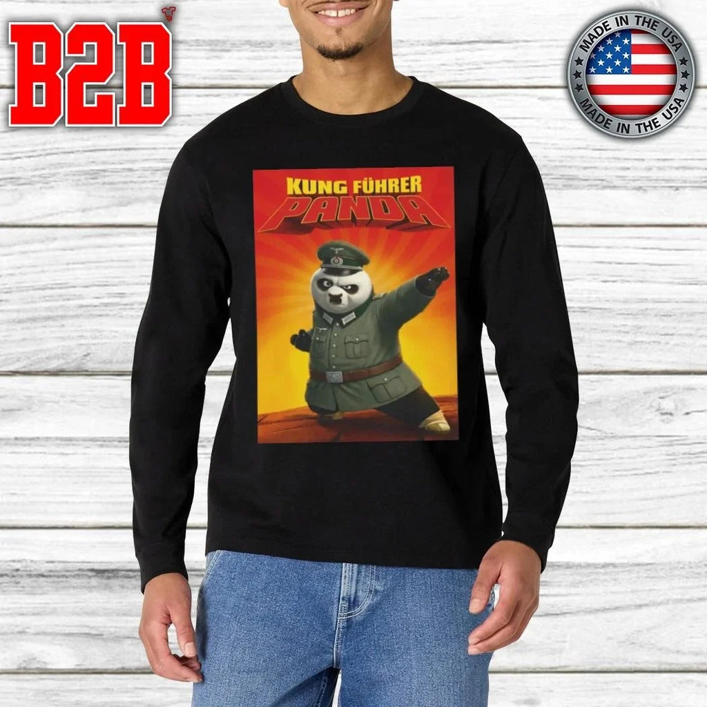 Kung Führer Panda Shirt Unisex