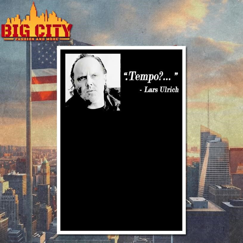 Lars Ulrich Tempo Photo Shirt Unisex
