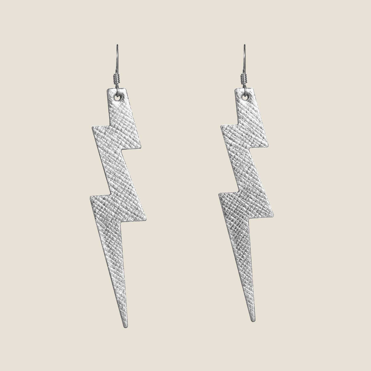 Silver Leaf Lightning Bolts
