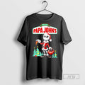 Limited Edition Pizza Papa Johns X Jack Skellington Santa Isnt Real Christmas Graphic