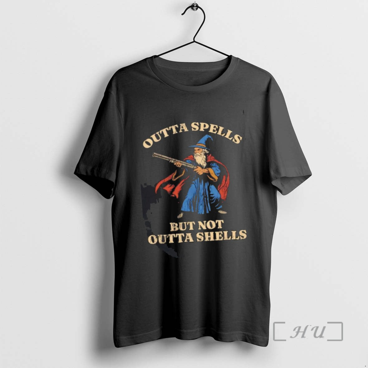 Limited Edition Wizard With Gun Outta Spells But Not Outta Shells