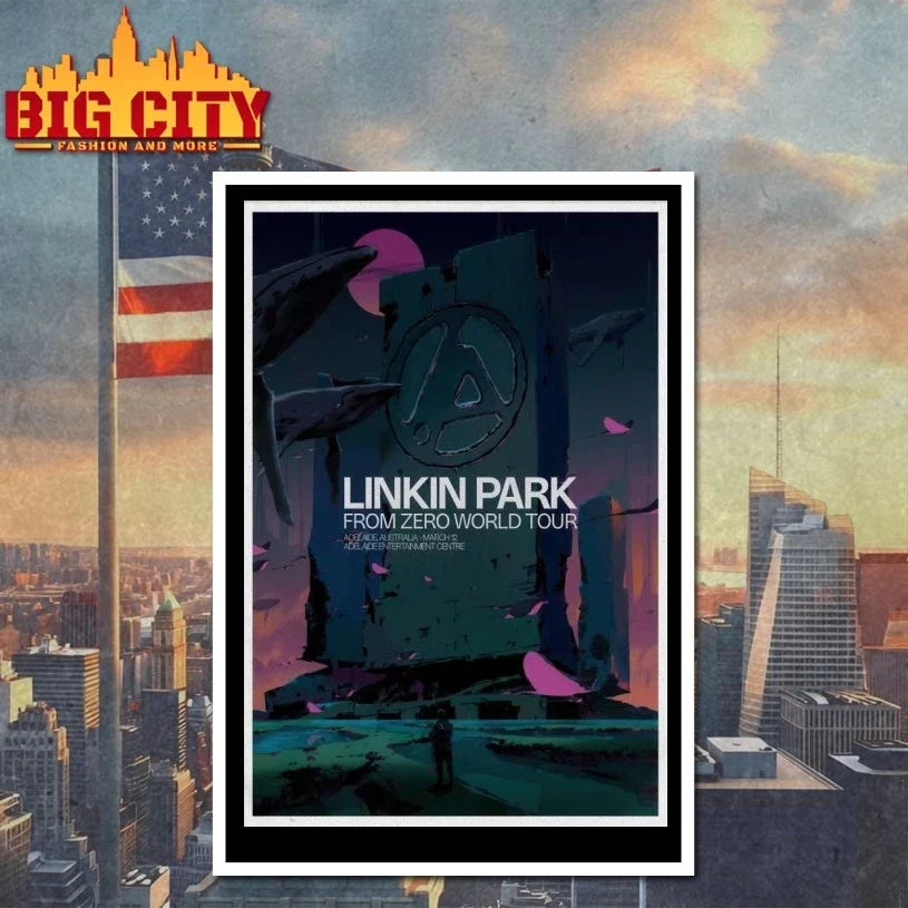 Linkin Park FZ 2026 Tour Adelaide Mar 12th Poster Unisex