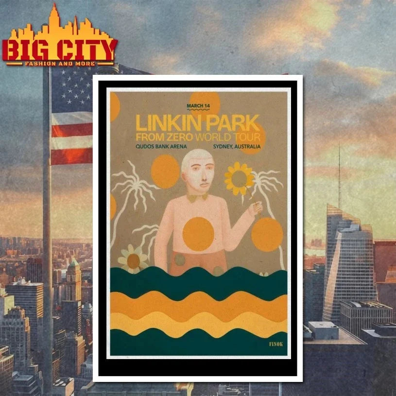 Linkin Park From Zero World Tour at Qudos Bank Arena on 14 Mar 2026 Poster Unisex