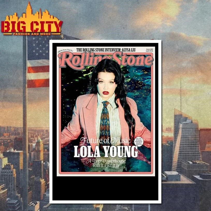 Lola Young Issue Cover Star Of Rolling Stone Magazine Future Of Music A Pop Powerhouse Tells It Like It Is Poster Shirt