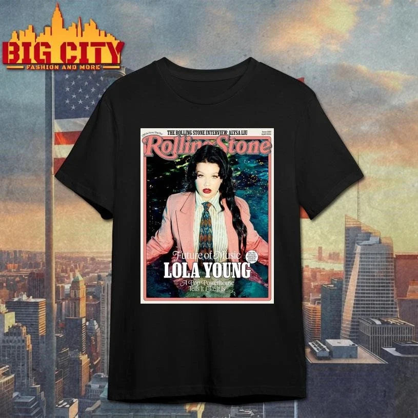 Lola Young Issue Cover Star Of Rolling Stone Magazine Future Of Music A Pop Powerhouse Tells It Like It Is Poster Shirt