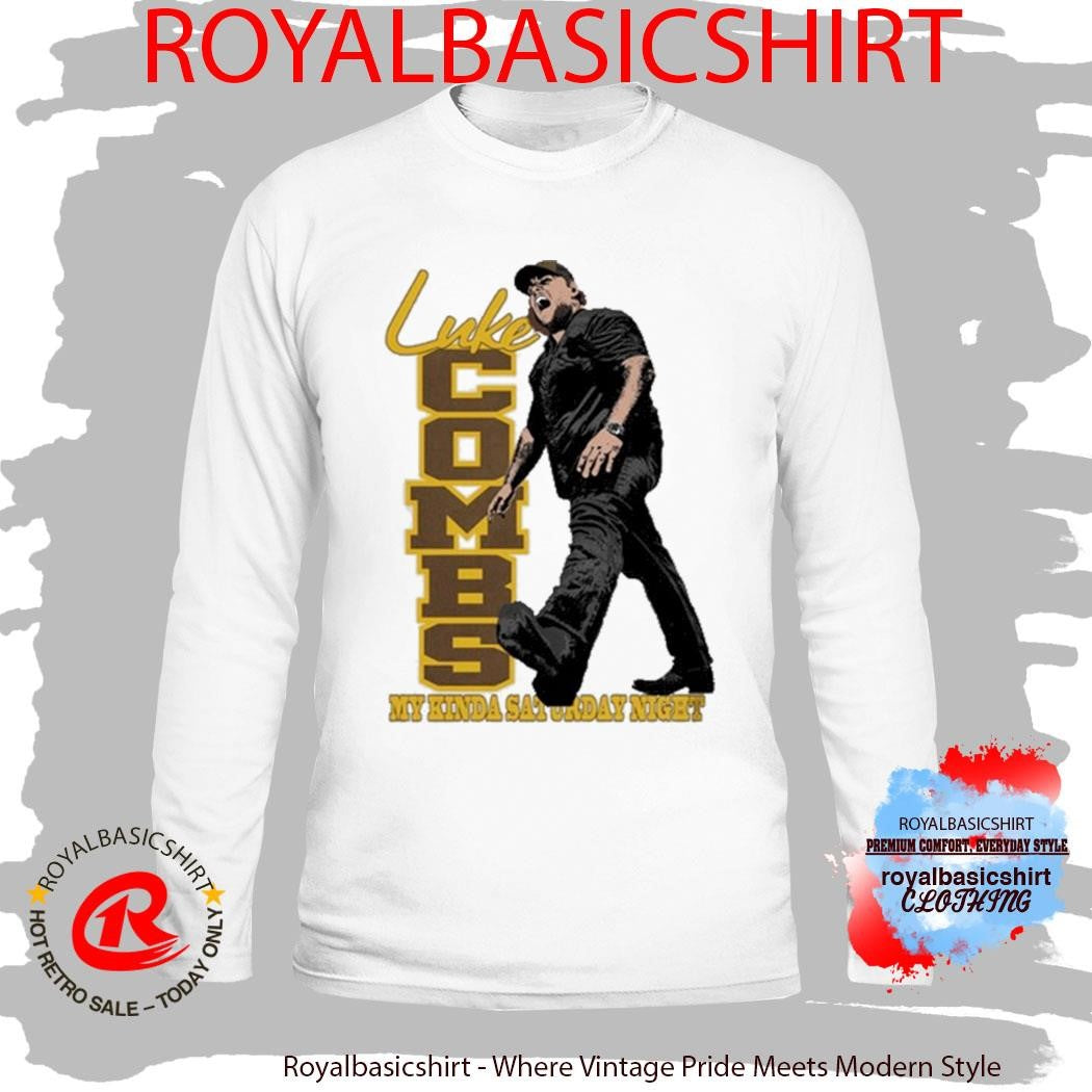 Luke Combs Merch My Kinda Saturday Night Tour 2026 Sideline T-Shirt