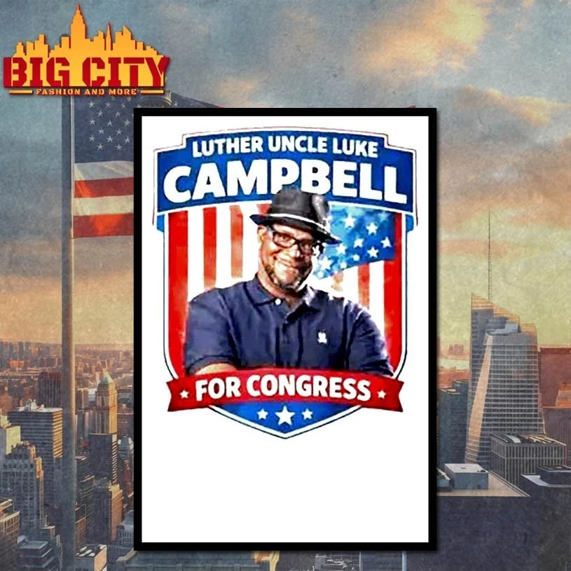 Luther Uncle Luke Campbell For Congress Unisex
