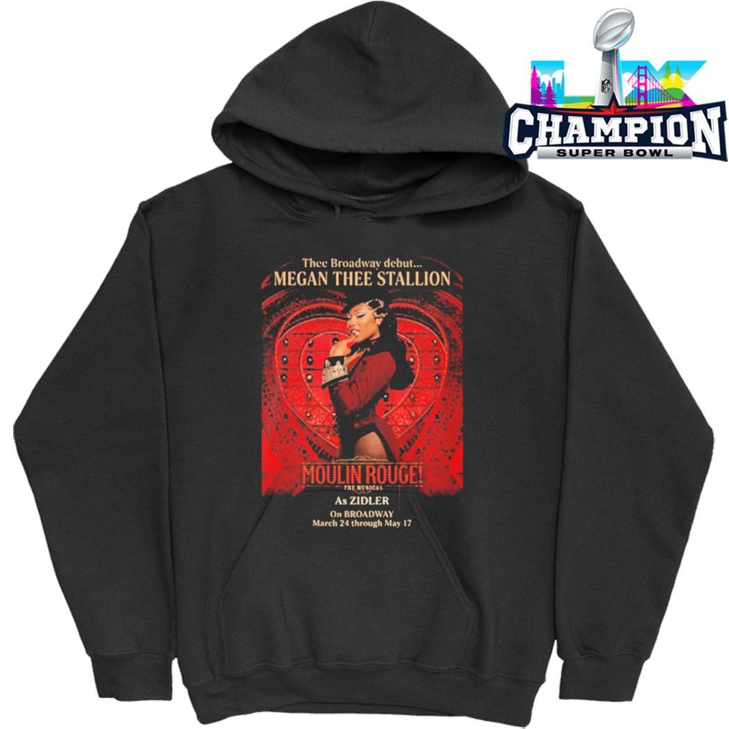 Megan Thee Stallion Thee Broadway Debut As Zidler In Moulin Rouge The Musical On Broadway March 24 2026 Shirt