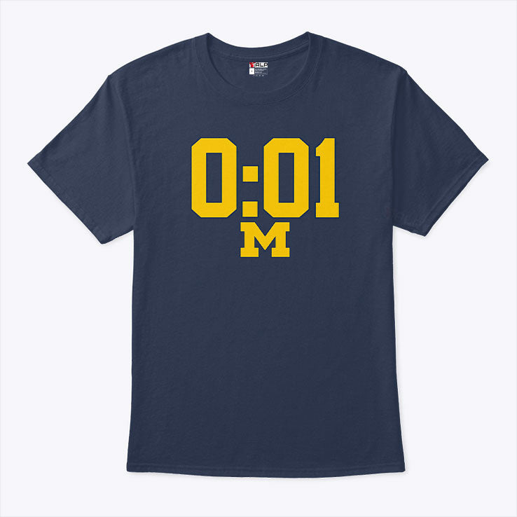 Michigan 0:01 T Shirt