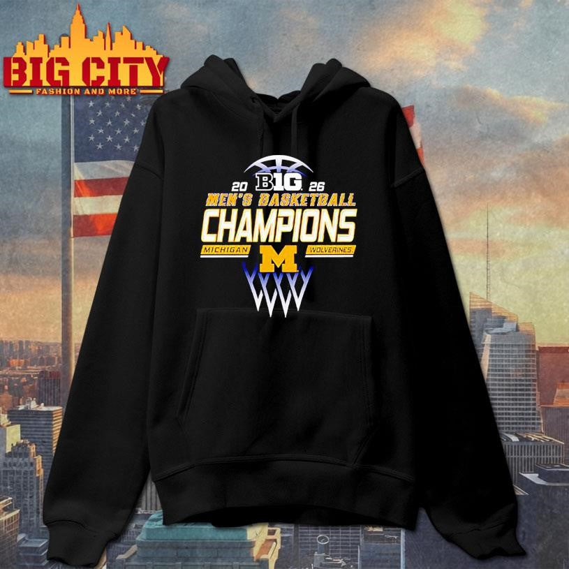 Michigan Wolverines 2026 Big Ten Men’s Basketball graphic Shirt Unisex