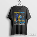 Michigan Wolverines Sherrone Moore On Saturdays X Detroit Lions Daniel Allen Campbell On Sundays Signatures T Shirts 423725