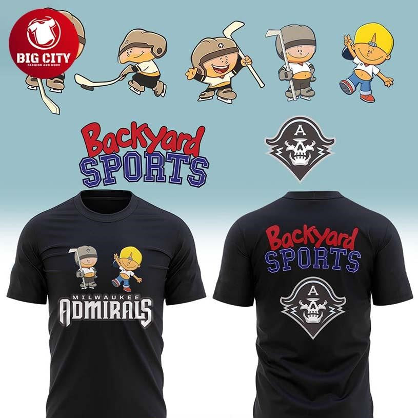 Milwaukee Admirals Backyard Sports Night 2026 Celebrate Two Sided Shirt Unisex