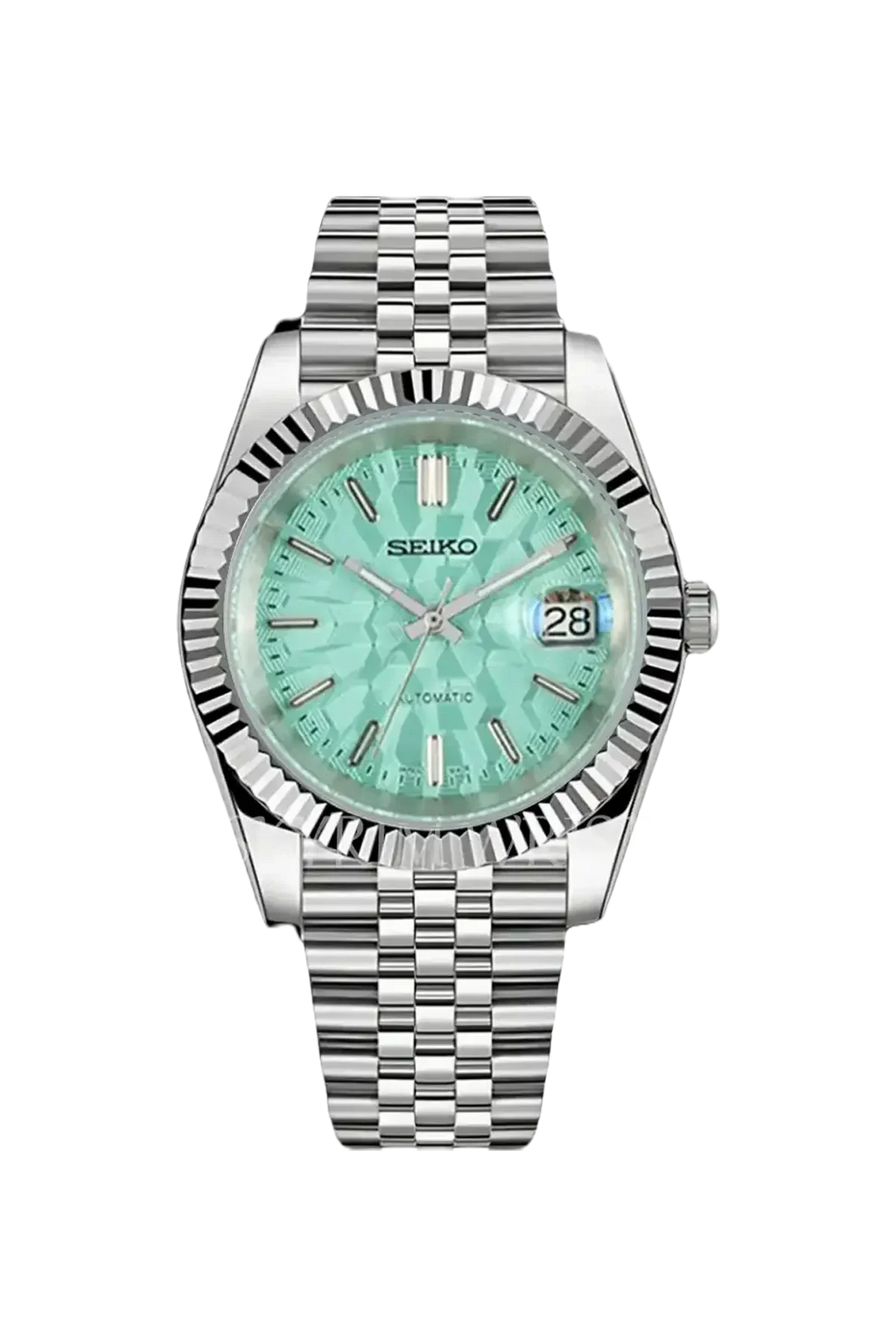 Mod Datejust Mosaic Tiffany Green