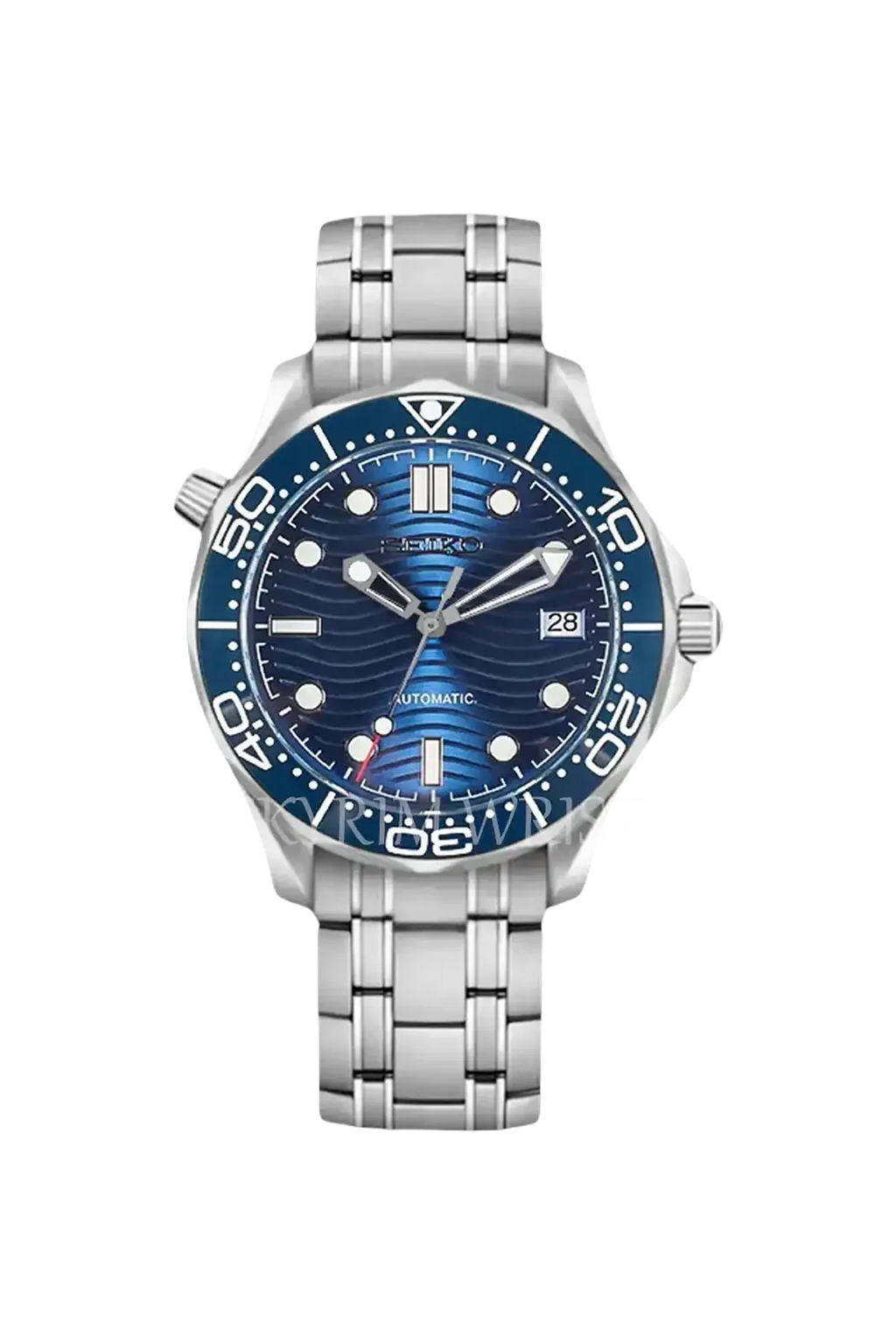 Mod Seamaster Silver Blue