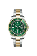 Mod Submariner Two-Tone Gold Green