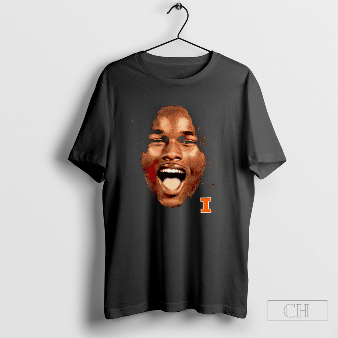 Morez Johnson Jr Illinois Basketball Big Head