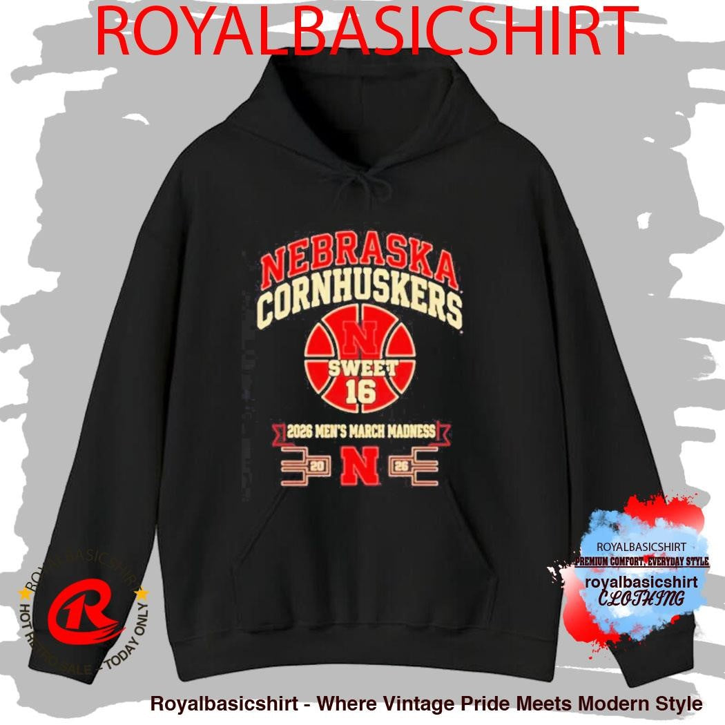 Nebraska Cornhuskers Sweet 16 2026 Men’s March Madness classic Shirt
