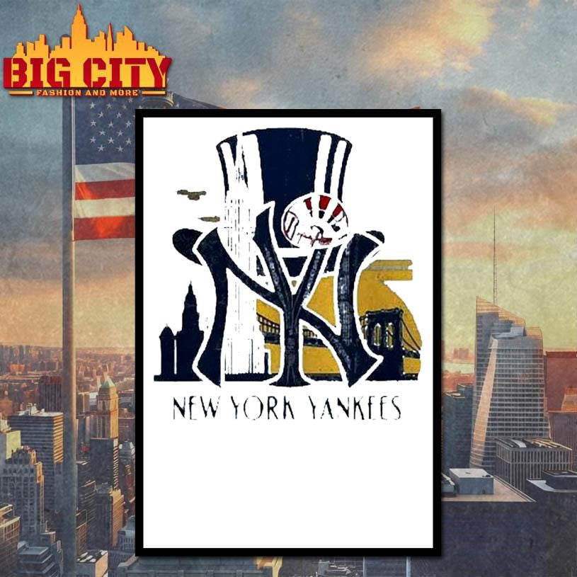 New York Yankees Uncle Sam hat skyline Shirt Unisex
