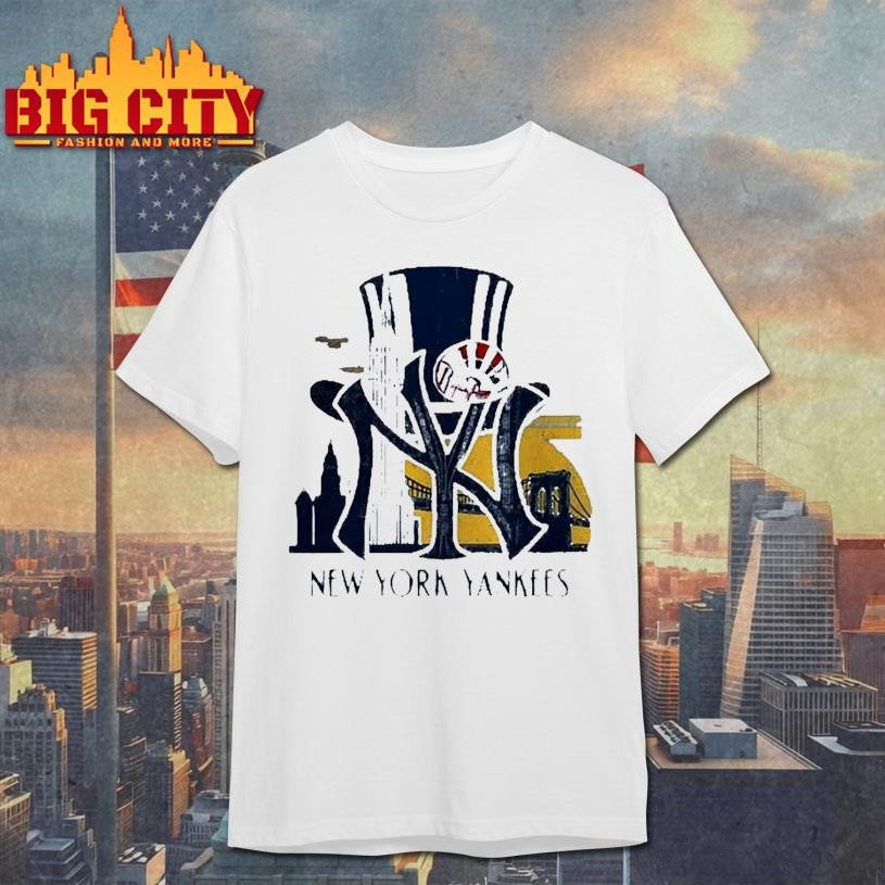 New York Yankees Uncle Sam hat skyline Shirt Unisex