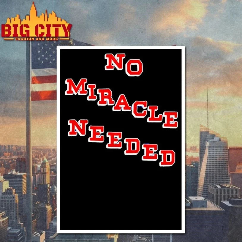 No Miracle Needed USA Hockey Stepped Unisex