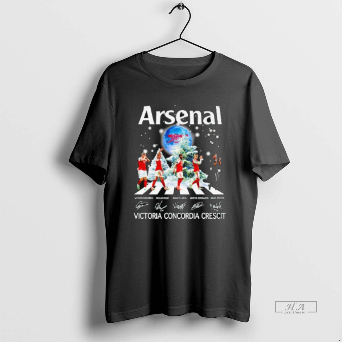 Official Arsenal Fc Victoria Concordia Crescit Signature Abbey Road