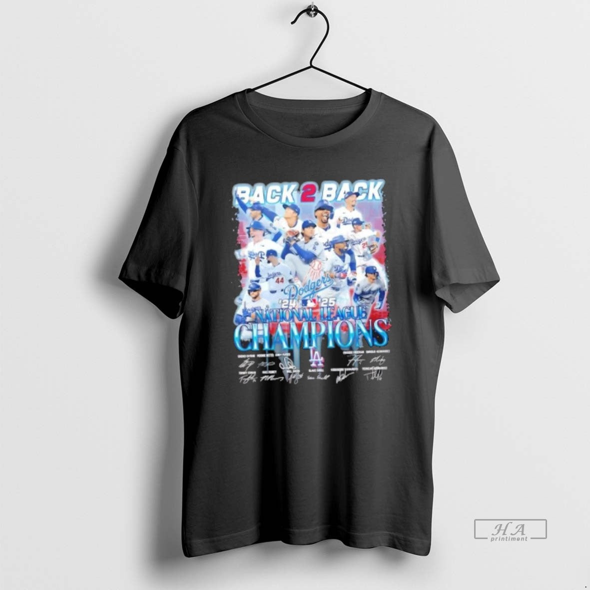 Official Back 2 Back 2024 25 National League Champions Shohei Ohtani And Players Signatures