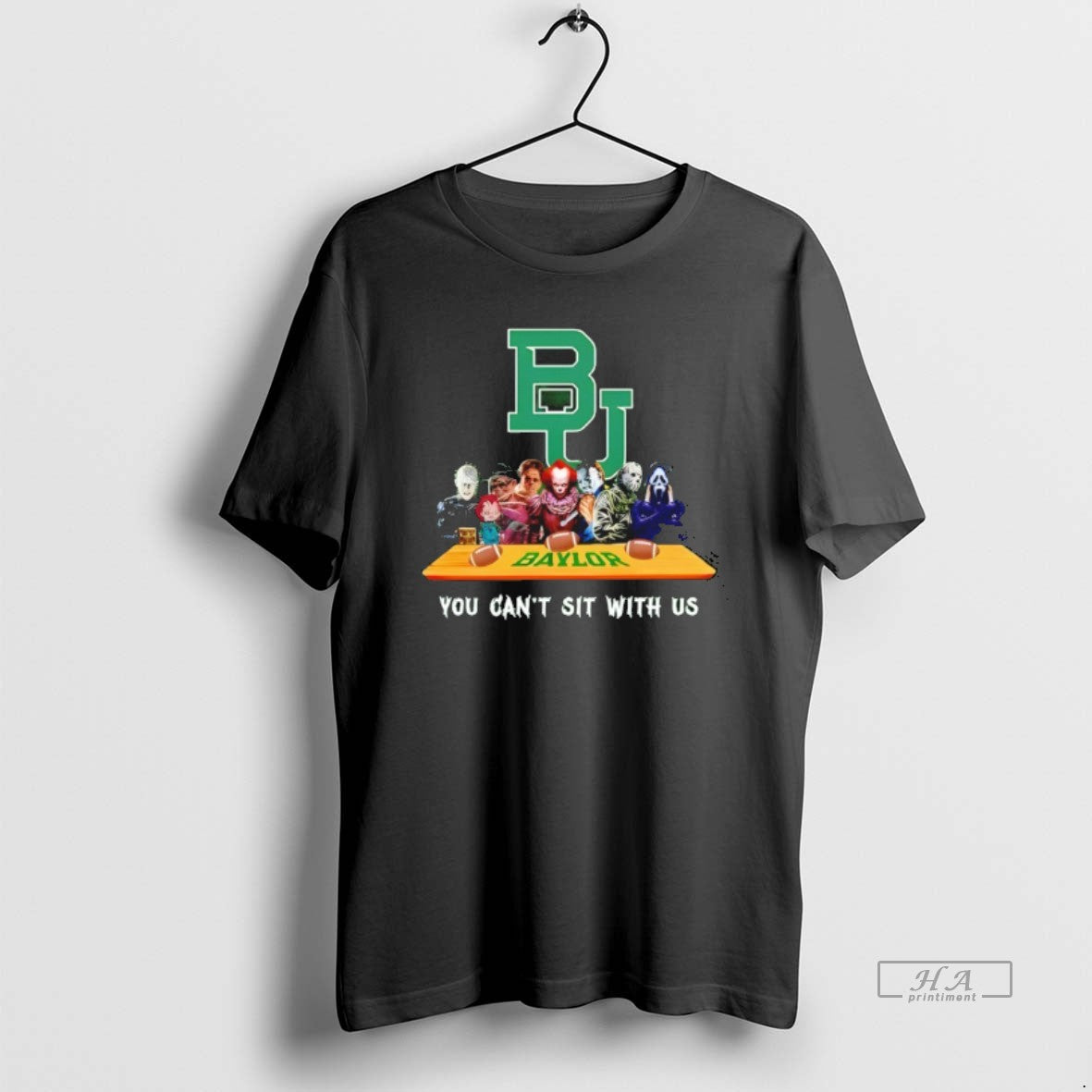 Official Baylor Bears Horror Movie Characters You Cant Sit With Us Halloween