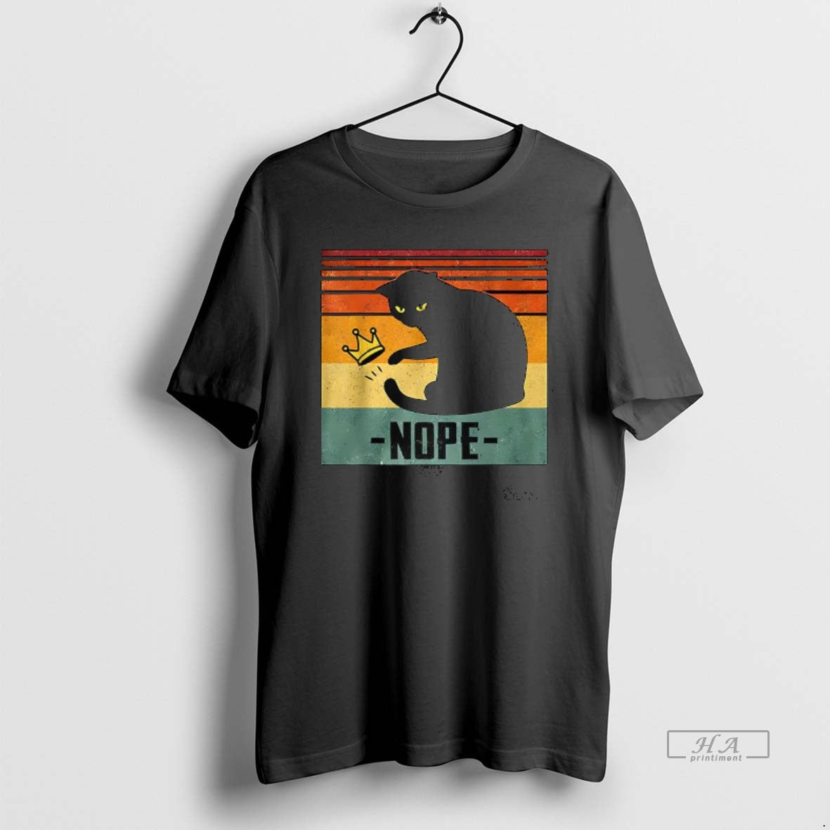 Official Cat Nope King Vintage