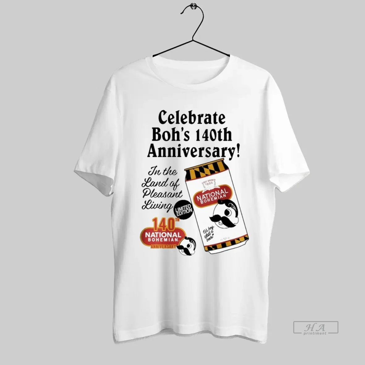 Official Celebrate Bohs 140th Anniversary In The Land Of Pleasant Living National Bohemian T-Shirts, Hoodie, Sweatshirt