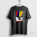 Official Colombian Mexican Flags Ripped Torn Colombia Mexico