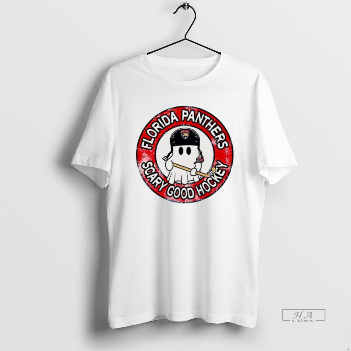 Official Florida Panthers Scary Good Hockey Logo