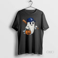 Official Ghost Los Angeles Dodgers Pumpkin Spooky Baseball