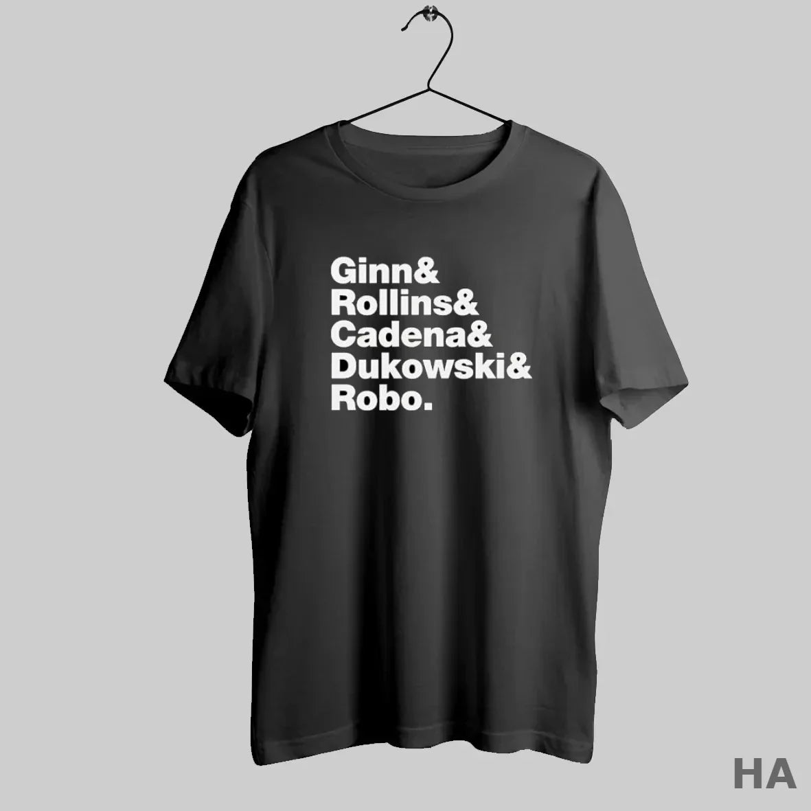 Official Ginn Rollins Cadena Dukowski Robo Band Member Names S Black