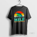 Official Green Frog Milf Man I Love Frogs Sunset Retro