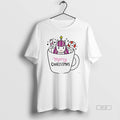 Official Hot Cocoa Unicorn Merry Christmas White