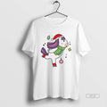 Official Ice Skating Unicorn Santa Hat Christmas White