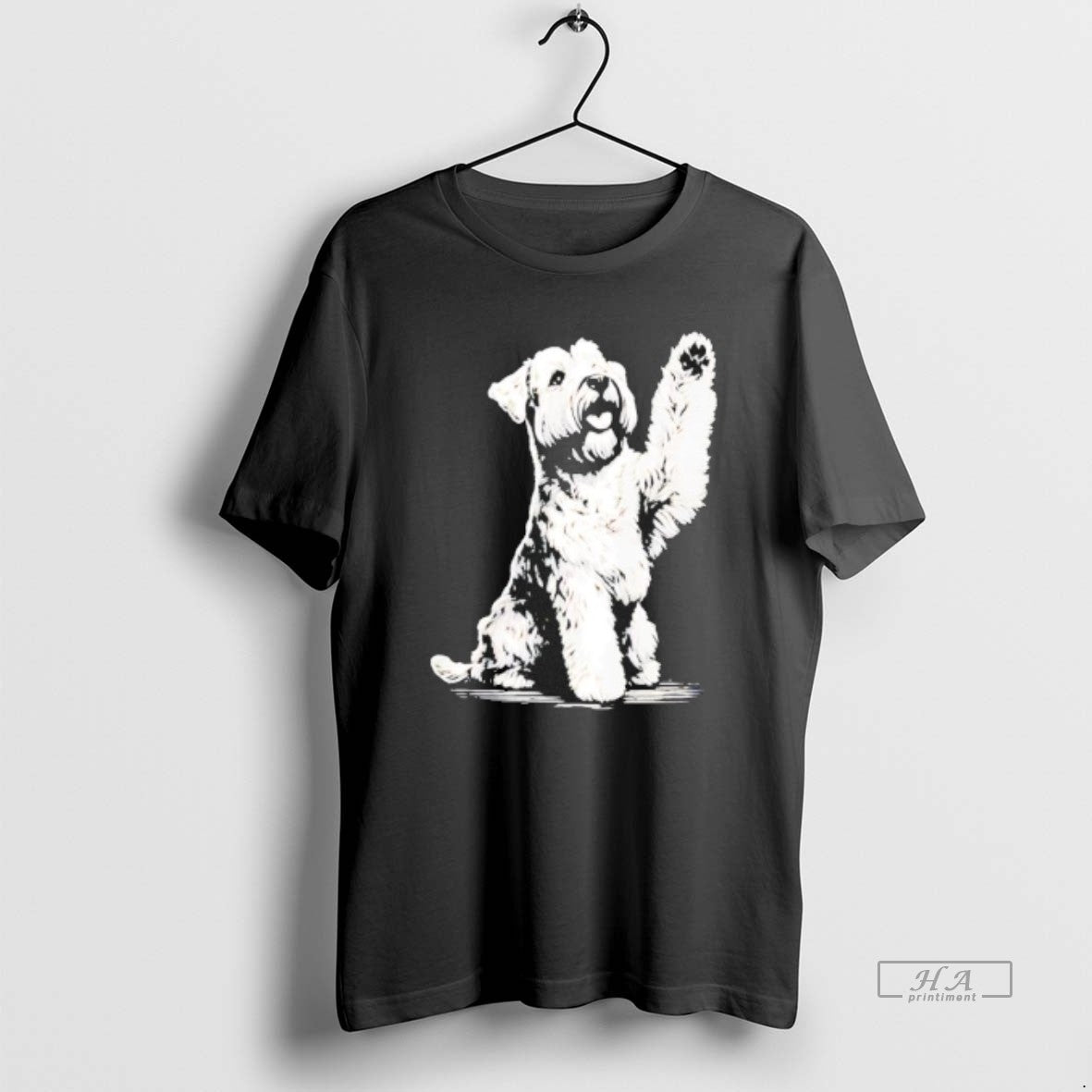Official Jon Gruden Wearing Soft Coated Wheaten Terrier Dog